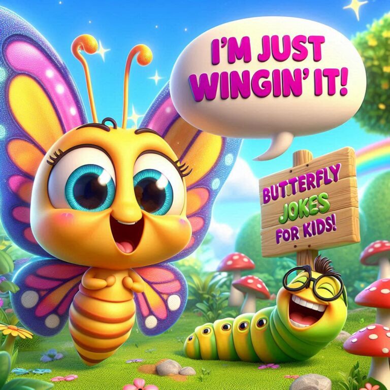 139+ Best Butterfly Jokes For Kids to Make You Giggle and Flutter