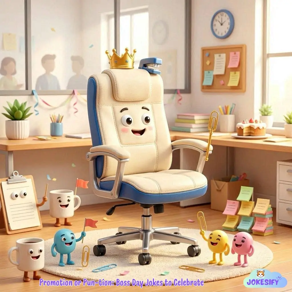157+ Hilarious Hijinks in the Office with Boss Day Jokes & Puns