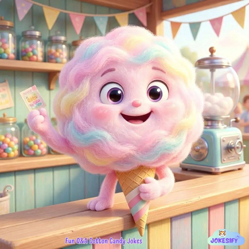169+ Hilarious Cotton Candy Jokes & Puns for Sweet Laughs and Giggles Galore