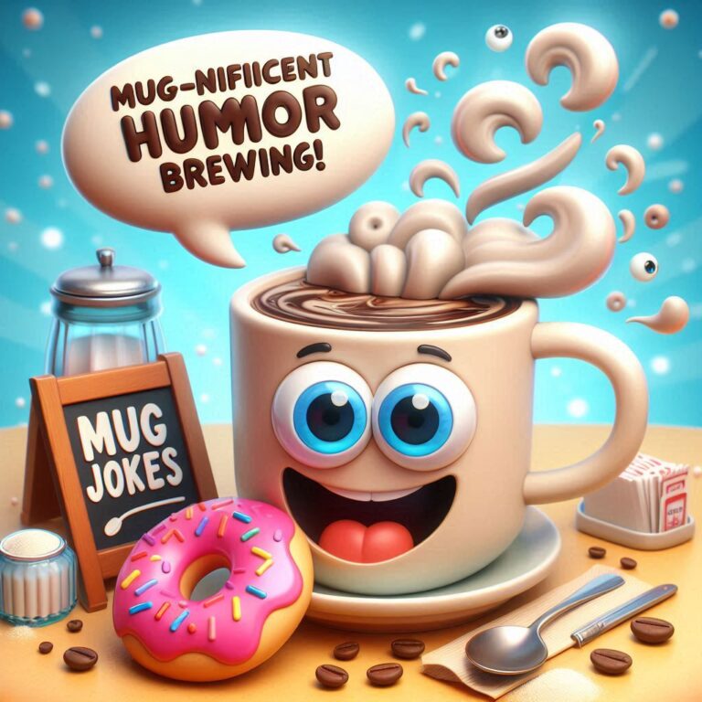 143+ Funny Mug Jokes to Brew Up Laughter for All Ages