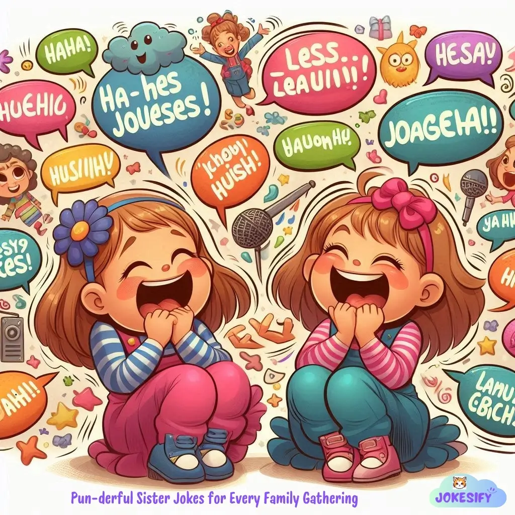 175+ Hilarity Hits with Sister Jokes and Puns for Family Fun!