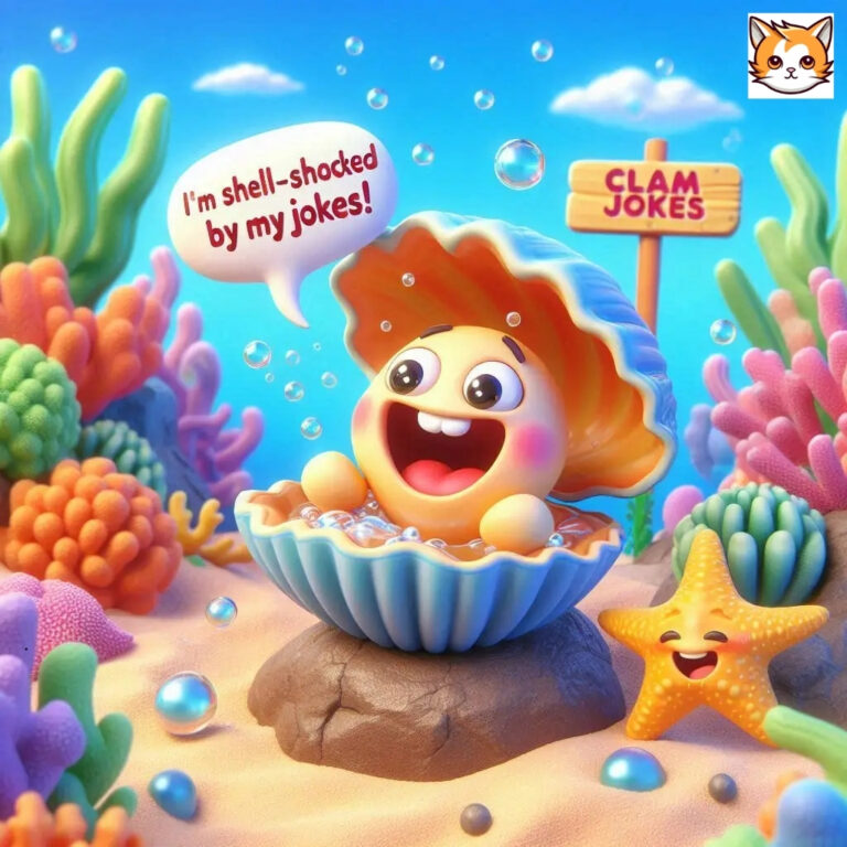 163+ Shell-shocking Laughter with Clam Jokes and Puns Galore!