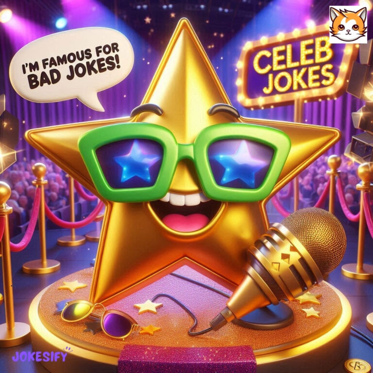 Laughing with the Stars: 137+ Celeb Jokes And Puns That'll Have You Rolling in the Aisles