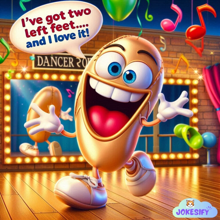 A dancing shoe with a big smile, enjoying the moment.