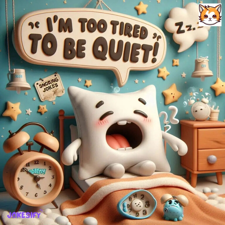 A sleepy, expressive pillow with a wide yawn, surrounded by stars and clocks.