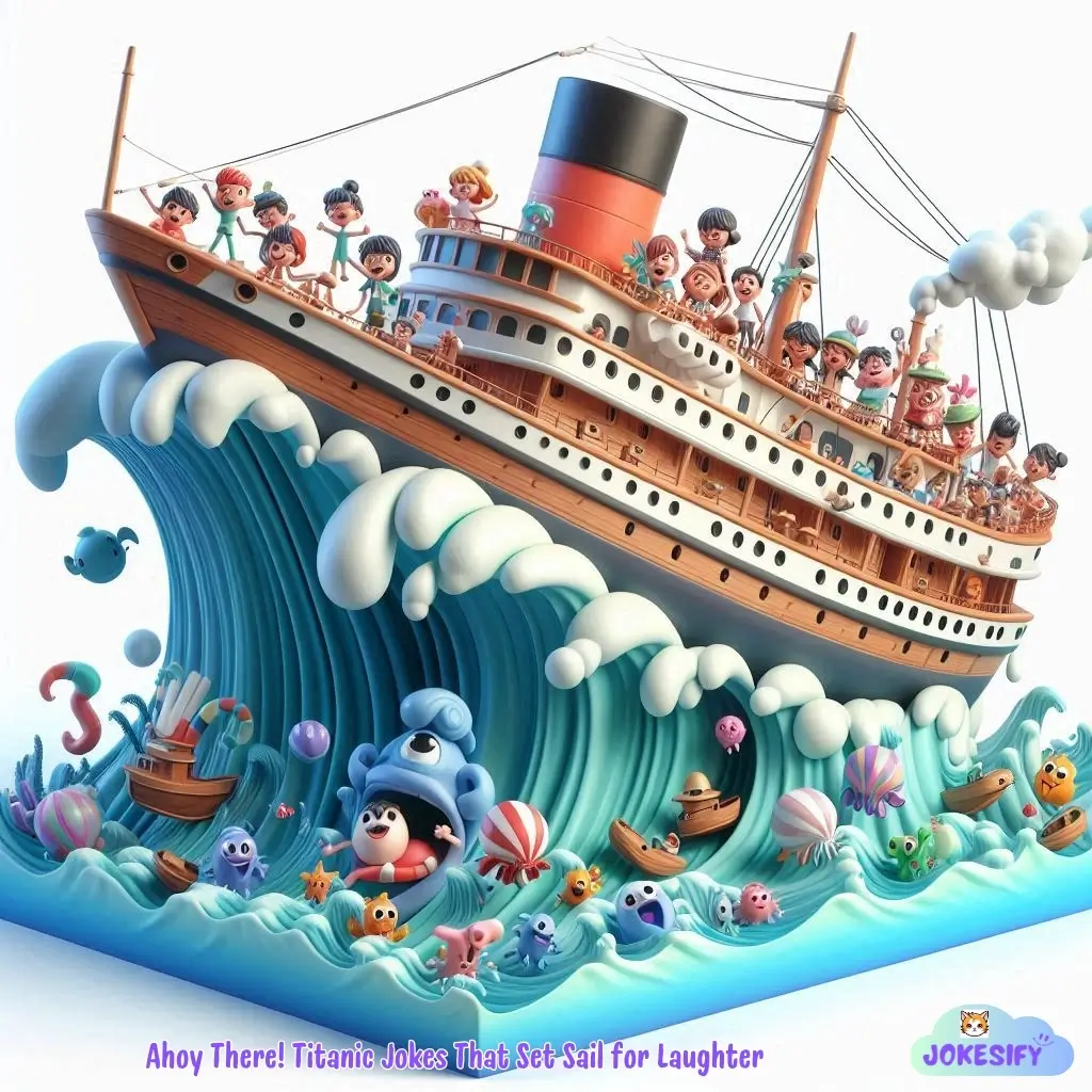 163 + Wave of Laughter with Titanic Jokes and Puns that Sink the Competition