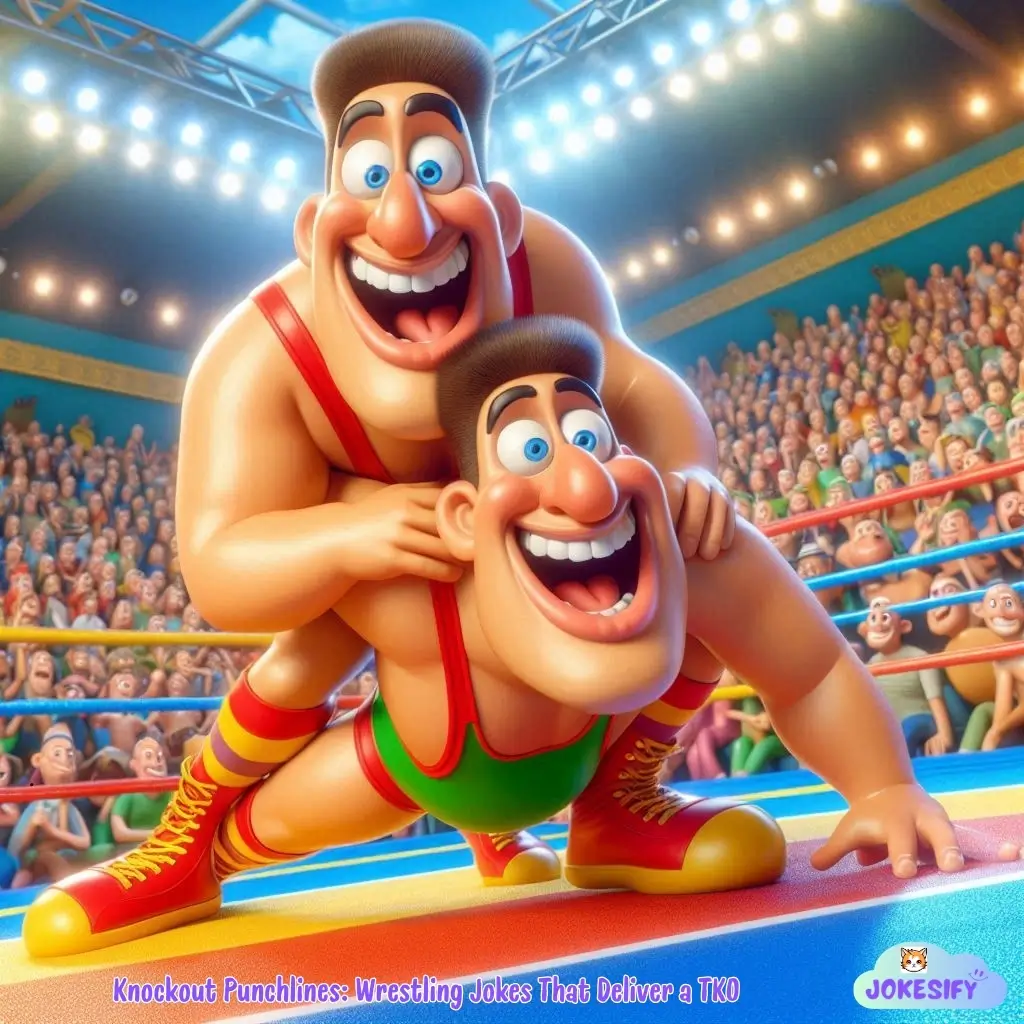 167+ Grapple Your Sides with Wrestling Jokes and Puns That Pin You Down