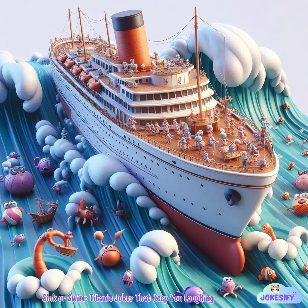 163 + Wave of Laughter with Titanic Jokes and Puns that Sink the Competition